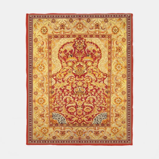 Middelgroot 1-Person Wasbare moslim Prayer Rug 50  Fleece Deken (Voorkant)