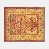 Middelgroot 1-Person Wasbare moslim Prayer Rug 50 Fleece Deken (Voorkant (Horizontaal))