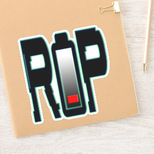 Middelgroot 6 x 6 inch vinylsticker op maat gesned sticker