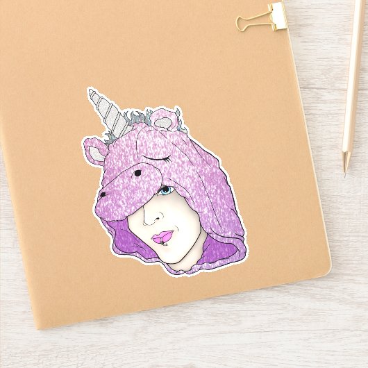 Middelgroot 6 x 6 inch vinylsticker op maat gesned sticker (Notitieboek)