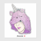 Middelgroot 6 x 6 inch vinylsticker op maat gesned sticker (Vel)