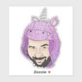 Middelgroot 6 x 6 inch vinylsticker op maat gesned sticker (Vel)