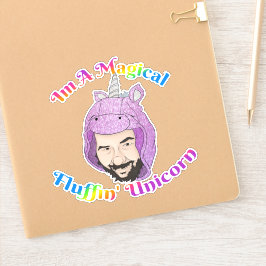 Middelgroot 6 x 6 inch vinylsticker op maat gesned sticker