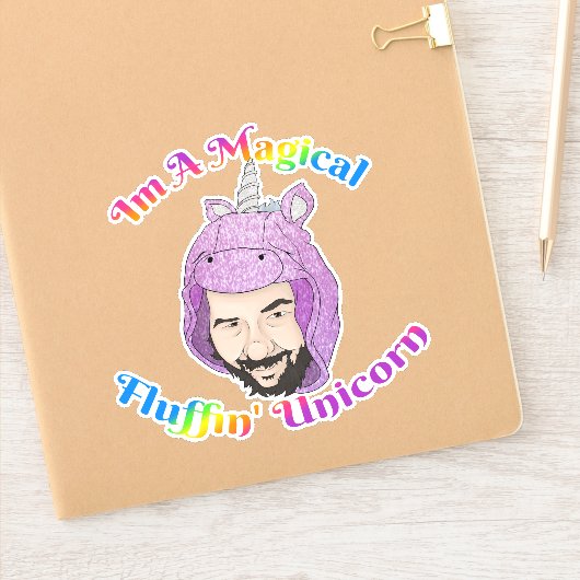 Middelgroot 6 x 6 inch vinylsticker op maat gesned sticker (Notitieboek)