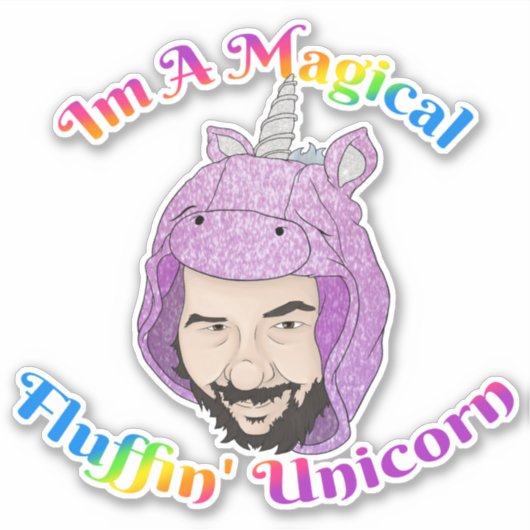 Middelgroot 6 x 6 inch vinylsticker op maat gesned sticker (Voorkant)