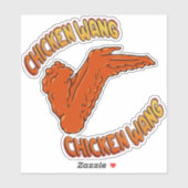 Middelgroot 6 x 6 inch vinylsticker op maat gesned sticker (Vel)