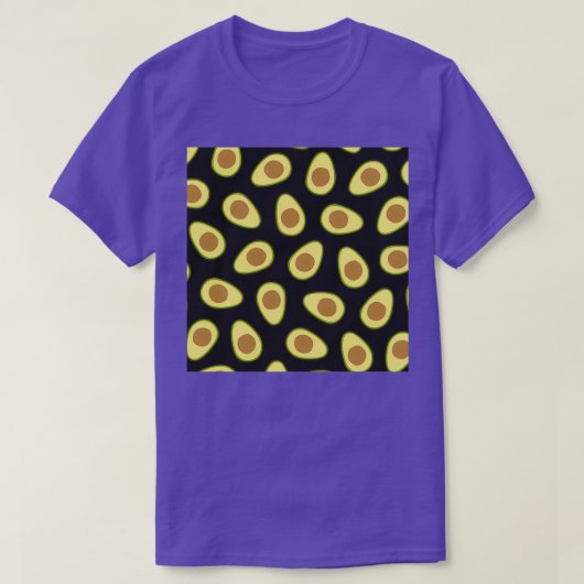 Middelgroot avocado patroon 2 t-shirt (Design voorkant)
