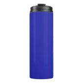 Middelgroot blauw- Sterk blauw- Grayish azure Thermosbeker (Voorkant)