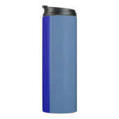 Middelgroot blauw- Sterk blauw- Grayish azure Thermosbeker (Geroteerd rechts)