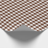 Middelgroot bruin en witte hond cadeaupapier (Hoek)