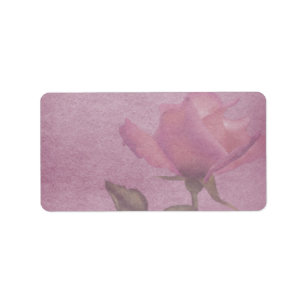 Middelgroot horizontaal Roze Roze Apothecair Etike Etiket