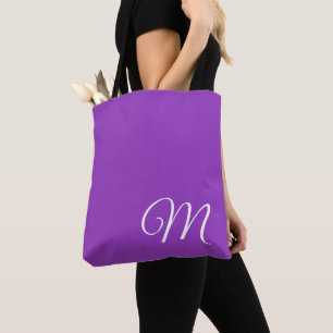 Middelgroot Paars Tote Bag