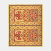 Middelgroot, uit twee personen wasbaar moslimgebed fleece deken (Voorkant)