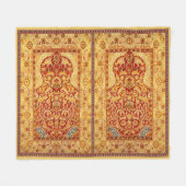 Middelgroot, uit twee personen wasbaar moslimgebed fleece deken (Voorkant (Horizontaal))