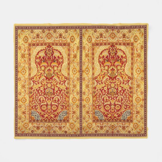 Middelgroot, uit twee personen wasbaar moslimgebed fleece deken (Voorkant (Horizontaal))