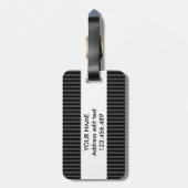 Middelgroot wit kruis | Orde van St. John (VK) Bagagelabel (Achterkant verticaal)