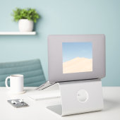 Middelgrote 6 x 6 inch vinylbesproeiers op maat sticker (Laptop op bureau)