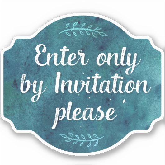 Middelgrote 6 x 6 inch vinylbesproeiers op maat sticker (Voorkant)