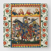 MIDDELGROTE AANTALING, BESTRIJDING VAN KNIGHTS EN VIERKANTE KLOK (Voorkant)