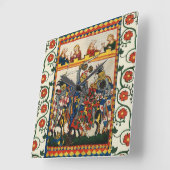 MIDDELGROTE AANTALING, BESTRIJDING VAN KNIGHTS EN VIERKANTE KLOK (Hoek)