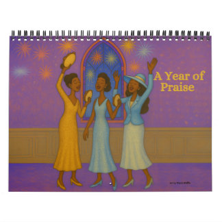 Middelgrote Afro-Amerikaanse Loftkalender Kalender