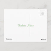 middelgrote Baby Puppy Kitten Briefkaart (Achterkant)