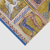 MIDDELGROTE BESTIJD, HONDEN, BOSSTE DIEREN TISSUEPAPIER (Detail)