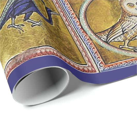 MIDDELGROTE BESTIJDIGE, FANTASTISCHE DIEREN, GOUDE CADEAUPAPIER (Rol Hoek)