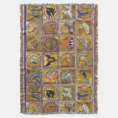 MIDDELGROTE BESTIJDIGE, FANTASTISCHE DIEREN, GOUDE DEKEN (Voorkant Verticaal)