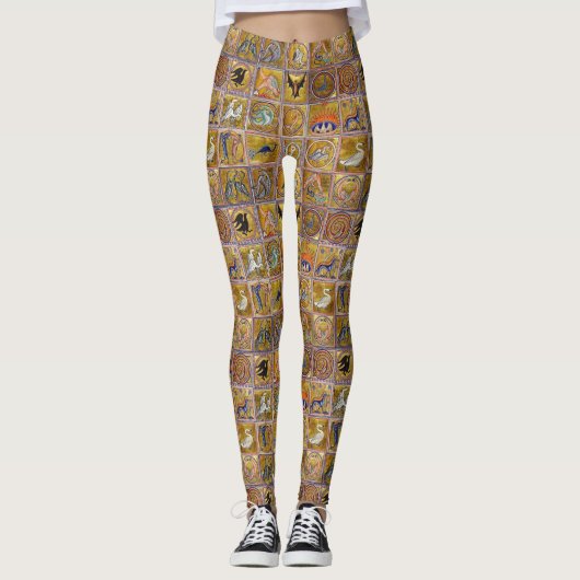 MIDDELGROTE BESTIJDIGE, FANTASTISCHE DIEREN, GOUDE LEGGINGS (Voorkant)