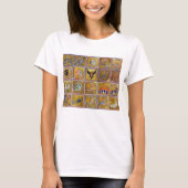 MIDDELGROTE BESTIJDIGE, FANTASTISCHE DIEREN, GOUDE T-SHIRT (Voorkant)