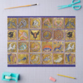 MIDDELGROTE BESTIJDIGE, FANTASTISCHE DIEREN, GOUDE TISSUEPAPIER (Craft)