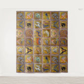 MIDDELGROTE BESTIJDIGE, FANTASTISCHE DIEREN, GOUDE WANDKLEED (Voorkant)