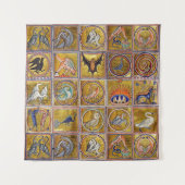 MIDDELGROTE BESTIJDIGE, FANTASTISCHE DIEREN, GOUDE WANDKLEED (Voorkant)