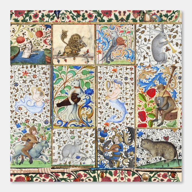 MIDDELGROTE BESTIJDIGE SPEELSTUKKEN BEHANG (Voorkant)