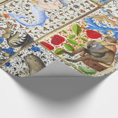 MIDDELGROTE BESTIJDIGE SPEELSTUKKEN CADEAUPAPIER (Hoek)