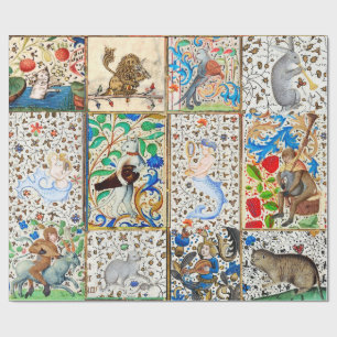 MIDDELGROTE BESTIJDIGE SPEELSTUKKEN CADEAUPAPIER