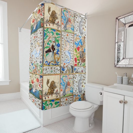 MIDDELGROTE BESTIJDIGE SPEELSTUKKEN DOUCHEGORDIJN (In situ)