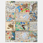 MIDDELGROTE BESTIJDIGE SPEELSTUKKEN FLEECE DEKEN (Voorkant)