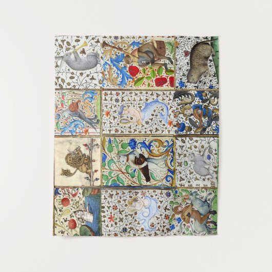 MIDDELGROTE BESTIJDIGE SPEELSTUKKEN WANDKLEED (Voorkant)