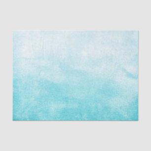 Middelgrote blauwe waterkleur tissuepapier