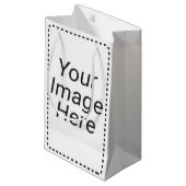 Middelgrote cadeau klein cadeauzakje (Voorkant Gekanteld)