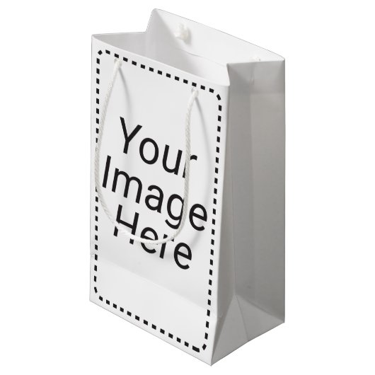 Middelgrote cadeau klein cadeauzakje (Voorkant Gekanteld)