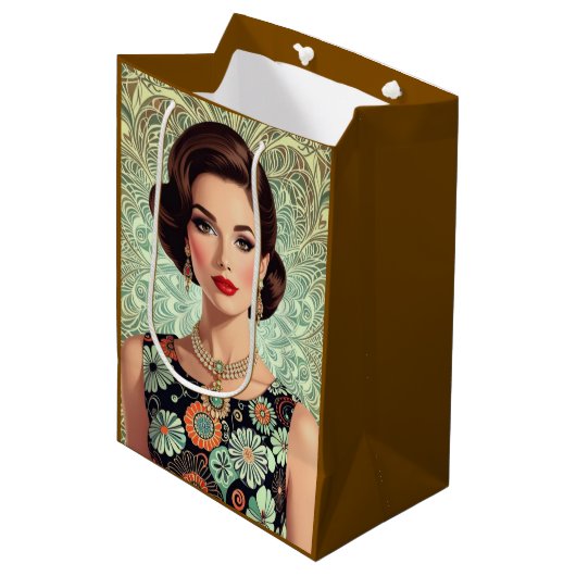 Middelgrote cadeautas (Voorkant Gekanteld)