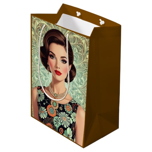 Middelgrote cadeautas (Achterkant Gekanteld)