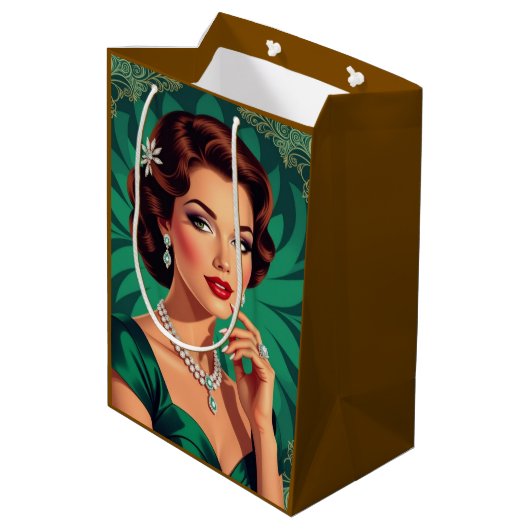 Middelgrote cadeautas (Achterkant Gekanteld)
