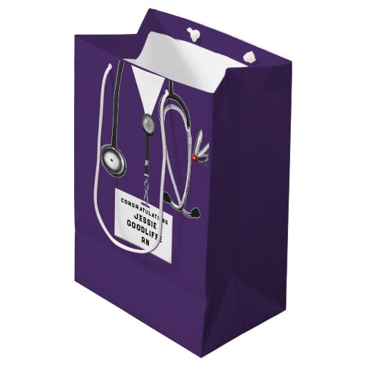 Middelgrote cadeautas voor afstuderen aan de verpl (Voorkant Gekanteld)