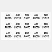 Middelgrote cirkelvormig waterdicht etiket, voeg t labels (Vel)