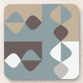 Middelgrote eeuw Modern - Mint Chocolate Caramel Bier Onderzetter (Voorkant)