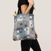 Middelgrote eeuw Modern - Mint Chocolate Caramel Tote Bag (Dichtbij)